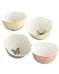 Lenox Butterfly Meadow Set Of 4 Dessert Bowls With $5 Credit Home