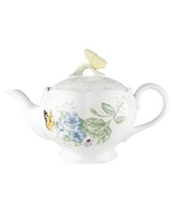 Lenox Butterfly Meadow Tea Pot With $8 Credit Home