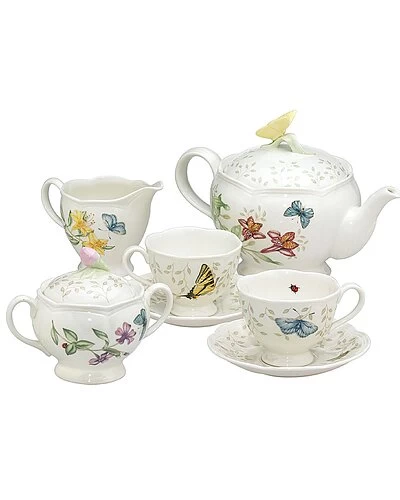 Lenox Butterfly Meadow 9pc Tea Set With $13 Credit Home