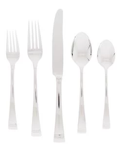 Lenox Federal Platinum 5pc Flatware Set With $6 Credit Home