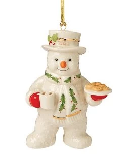 Lenox 2022 Snowman Treats Ornament Home
