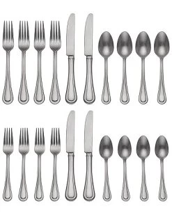 Lenox Textured Neutrals 20pc Flatware Set With $10 Credit Home