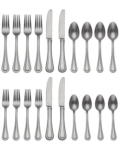 Lenox Textured Neutrals 20pc Flatware Set With $10 Credit Home
