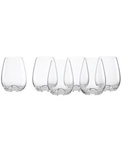 Lenox Tuscany Stemless Set Of 6 Wine Glasses With $5 Credit Home