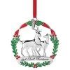 Lenox 2022 Our 1st Christmas Metal Deer Ornament Home