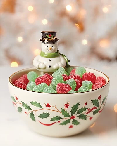 Lenox Holiday Snowman Bowl Home - Image 2
