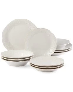 Lenox French Perle 12Pc Plate & Bowl Dinnerware Set With $18 Credit Home