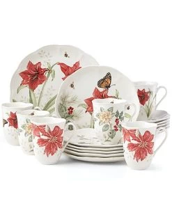 Lenox Butterfly Meadow 18PC Dinnerware Set With $20 Credit Home
