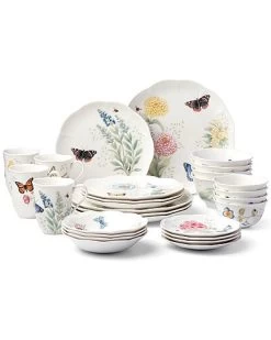 Lenox Butterfly Meadow 28Pc Dinnerware Set With $25 Credit Home