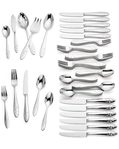 Lenox Butterfly Meadow 65Pc Flatware Set With $21 Credit Home