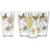 Lenox Butterfly Meadow Acrylic 4Pc Highball Glass Set With $4 Credit Home