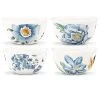 Lenox Butterfly Meadow Blue 4Pc Dessert Bowl Set With $5 Credit Home