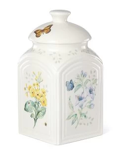 Lenox Butterfly Meadow Cookie Jar With $6 Credit Home