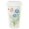 Lenox Butterfly Meadow Flutter Thermal Travel Mug With $2 Credit Home