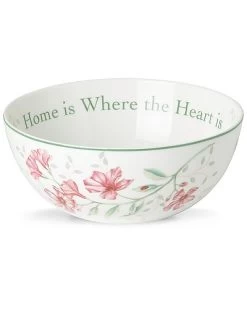 Lenox Butterfly Meadow Home Is Where The Heart Is Bowl With $3 Credit