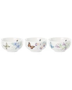 Lenox Butterfly Meadow Kitchen 3Pc Mini Bowl Set With $2 Credit Home