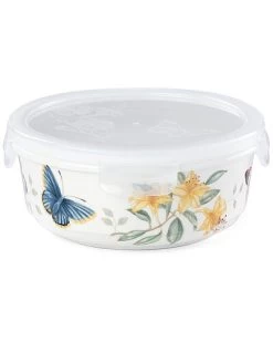 Lenox Butterfly Meadow Large Round Food Storage Container With $3 Credit Home