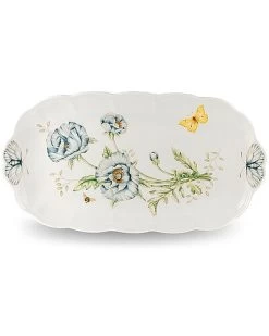 Lenox Butterfly Meadow Oblong Sandwich Tray With $6 Credit Home