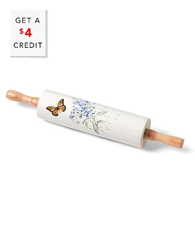 Lenox Butterfly Meadow Rolling Pin With $4 Credit Home