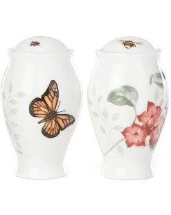 Lenox Butterfly Meadow Salt & Pepper Shakers With $3 Credit Home