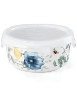 Lenox Butterfly Meadow Small Round Food Storage Container With $2 Credit Home