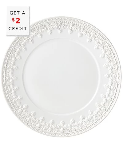 Lenox Chelse Muse Fleur White Dinner Plate With $2 Credit Home