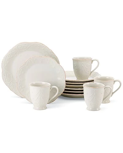 Lenox French Perle 12Pc Plate & Mug Dinnerware Set With $18 Credit Home