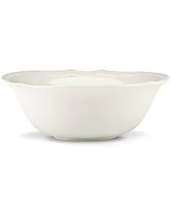 Lenox French Perle Bead White Large Serving Bowl With $8 Credit Home