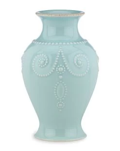 Lenox French Perle Ice Blue Bouquet Vase With $3 Credit Home