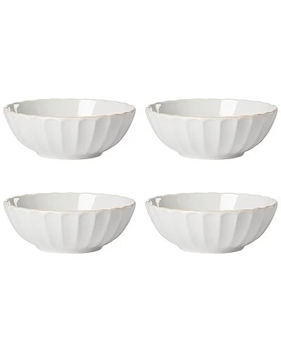 Lenox French Perle Scallop 4Pc Bowl Set With $7 Credit Home