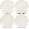 Lenox French Perle White 4Pc Assorted Dessert Plate Set With $6 Credit Home