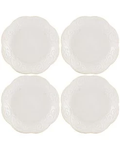 Lenox French Perle White 4Pc Dessert Plate Set With $5 Credit Home