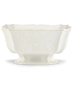 Lenox French Perle White Centerpiece Bowl With $10 Credit Home