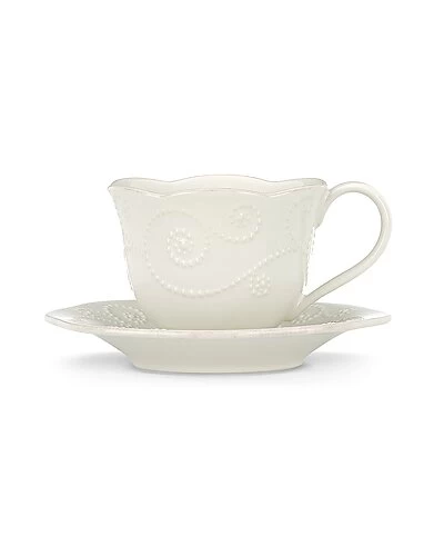 Lenox French Perle White Cup And Saucer With $3 Credit Home