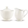 Lenox French Perle Sugar And Creamer Set With $7 Credit Home
