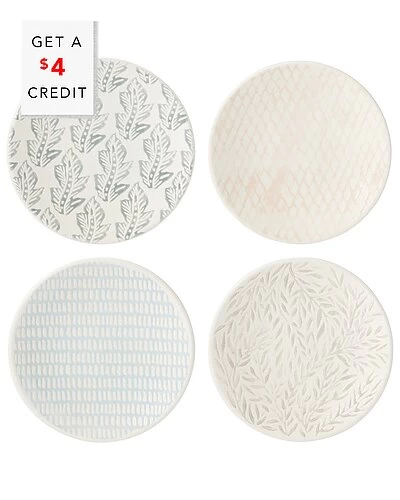 Lenox Textured Neutrals 4pc Tidbit Set With $4 Credit Home