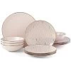 Lenox Trianna Blush 12pc Dinnerware Set With $20 Credit Home