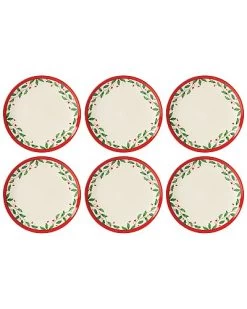 Lenox Holiday 6pc Accent Plate Set Home