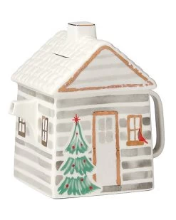 Lenox Balsam Lane Cabin Teapot Home