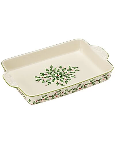 Lenox Holiday Rectangular Baker Home