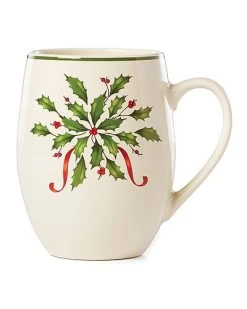 Lenox Holiday Cocoa Mug Home