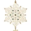 Lenox 2022 Gemmed Snowflake Ornament Home