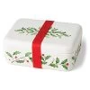 Lenox Holiday Bamboo Bento Lunch Box Home