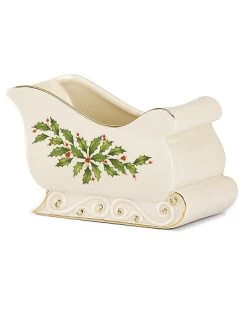 Lenox Holiday Sleigh Candy Dish Home