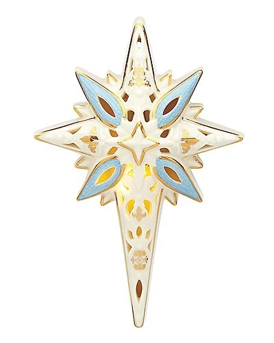 Lenox First Blessing Nativity Lighted Star Figurine Home