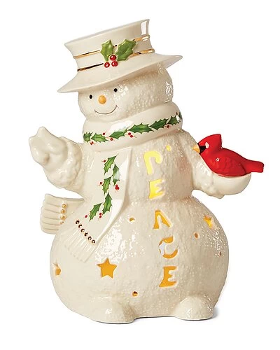 Lenox Snowman Light-Up Figurine Home