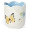 Lenox Butterfly Meadow Scalloped Blue Geranium Candle With $2 Credit Home