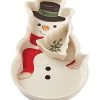 Lenox Holiday Entertaining Snowman Chip & Dip Set Home