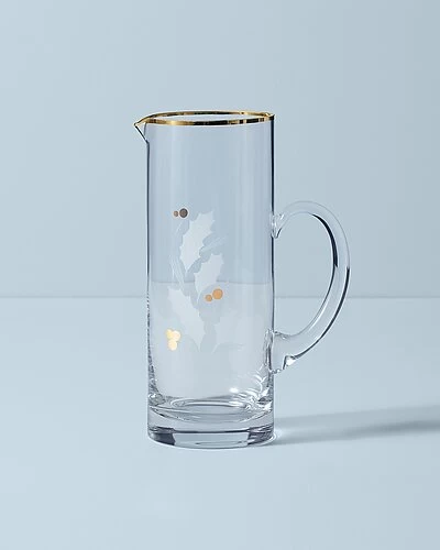 Lenox Holiday Gold Pitcher Home - Image 2