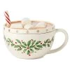 Lenox Holiday Cocoa Mug Covered Candy Dish Home